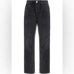 AGOLDE Riley High Rise Straight Crop Jeans